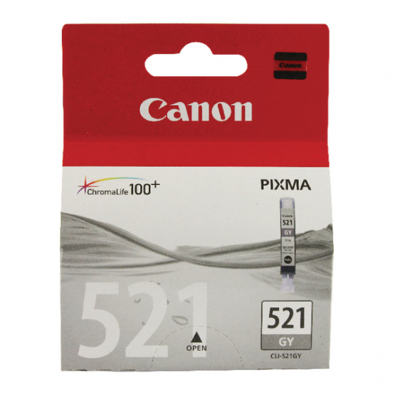 Canon CLI-521GY Grey Ink Cartridge (2937B001) 
